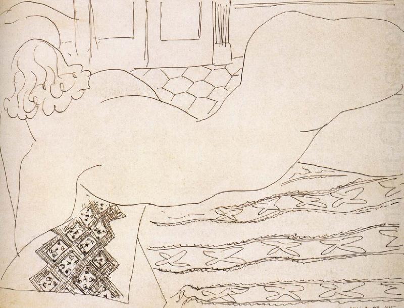 African carpet Nude, Henri Matisse